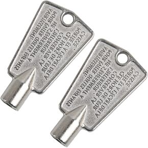 216702900 Freezer Door Key for Frigidaire Kenmore AP4071414 PS2061565 AP2113733 AP4301346 PS1991481 06599905 08037402 12849(Metal) in Kuwait