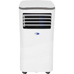 Whynter ARC-102CS حجم صغير 10,000 BTU (7,000 BTU SACC) مكيف هواء محمول ومزيل رطوبة ومروحة مع مرشحات الكربون المنشط وSilverShield، للغرف التي تصل مساحتها إلى 300 قدم مربع باللون الأبيض in Kuwait