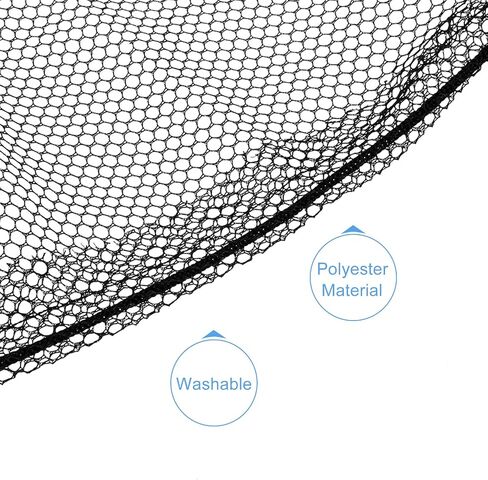 MECCANIXITY Electric Fan Dust Cover 16 Inch Lace Decor Washable Dustproof Guard Mesh Net for Protection, Black Pack of 3 in Saudi Arabia