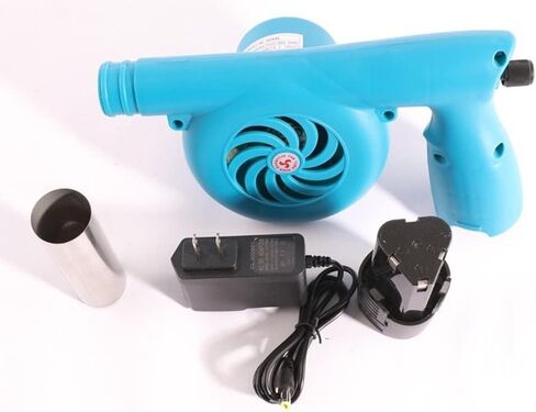 منفاخ مدفأة كهربائية، منفاخ هواء لمروحة الشواء، مروحة طبخ خارجية تعمل بالفحم، منفاخ لاسلكي للشوايات للشواء والتخييم والشواء منفاخ نار (قناة ممتدة) in Kuwait