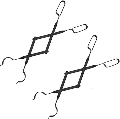 Rocky Mountain Goods Firewood Tongs - Reinforced Wrought Iron for extra strength - 26" - Log grabber for up 12" thick logs - Log - Rust resistant finish fireplace tongs for indoor/outdoor (1) in Kuwait