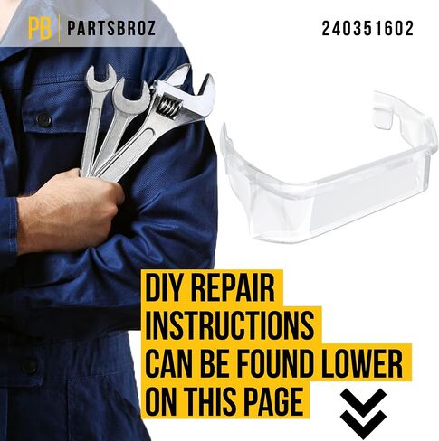 بارتس بروز صندوق باب 240351602 - متوافق مع ثلاجات فريجيدير - بديل AP2115975، 240351606، 917237، PS430028 in Saudi Arabia