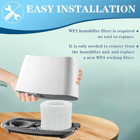 استبدال فلتر مرطب الرذاذ البارد WF2 PWF2 من أجل Vic-ks Starry Night Ka-z Sun- Beam Humidifier Modols V3100 V3500N V3700 V3100 V3900 (عبوة من 3 قطع) in Kuwait