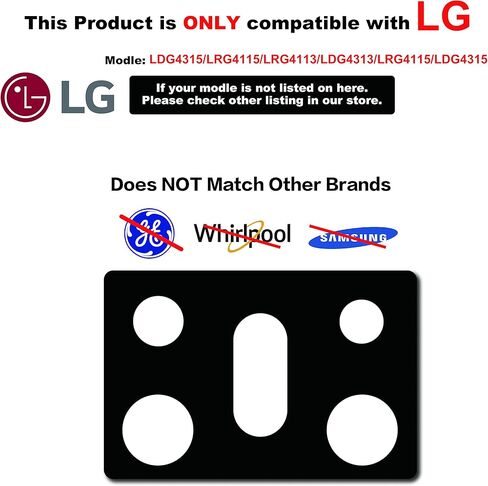 واقيات موقد ال جي 30 انش من فانكسم، واقيات موقد الغاز، تصميم قطعة كاملة، قابلة للغسل، LGLDG4315، LRG4115، LRG4113، LDG4313، LRGL5825، LRGL5823، LSGL6335DF in Kuwait