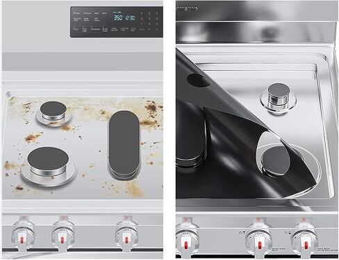 واقيات موقد ال جي 30 انش من فانكسم، واقيات موقد الغاز، تصميم قطعة كاملة، قابلة للغسل، LGLDG4315، LRG4115، LRG4113، LDG4313، LRGL5825، LRGL5823، LSGL6335DF in Kuwait