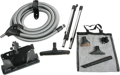 Cen-Tec Systems Central Vacuum Electric Powerhead Kit, Direct Connect Hose, Black in Saudi Arabia