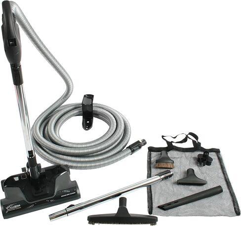 Cen-Tec Systems Central Vacuum Electric Powerhead Kit, Direct Connect Hose, Black in Saudi Arabia