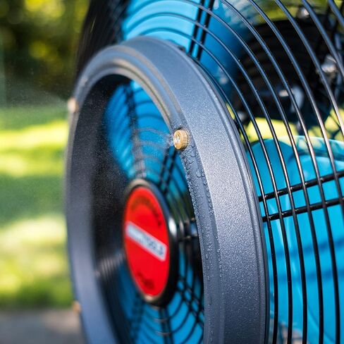 OEMTOOLS 23978 مروحة رذاذ بقاعدة مائلة مقاس 20 بوصة، مراوح خارجية للباحات، مراوح رذاذ مقاومة للماء للخارج، مروحة مع رذاذ، رذاذ مروحة للتبريد، مروحة خارجية مع رذاذ للفناء، مقاومة للماء in Kuwait