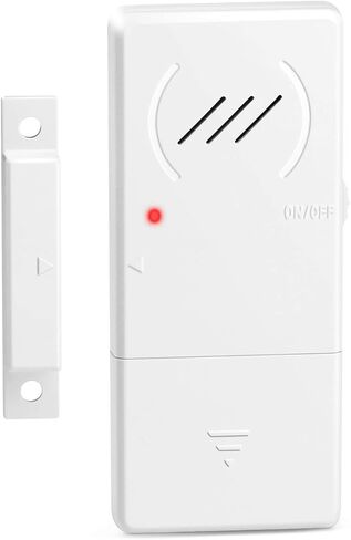 WSDCAM Refrigerator Door Alarm When Opened 60 Seconds Time Delay, 90dB Loud, Ultra-Slim Fridge Alarm Door Open Alarm, Freezer Door Alarm with Delay in Saudi Arabia