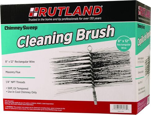 Rutland 30.48 سم × 20.32 سم مستطيل، سلك، 1/4 بوصة خيط أنبوبي Chimney Sweep in Saudi Arabia