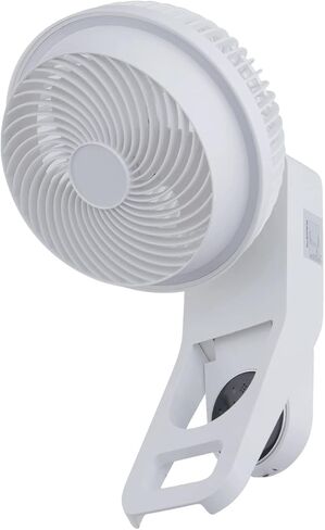 Simple Deluxe 7 inch Wall Mount Fan, 3 Speeds & 3 Modes, 15 Hours Timer, 60° Oscillating Circulating Fan, with Remote Control in Saudi Arabia