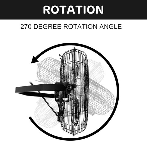 Simple Deluxe Oscillating 16″ 3 Adjustable Speed Pedestal Stand Fan for Indoor, Bedroom, Living Room, Home Office & College Dorm Use,Black in Kuwait