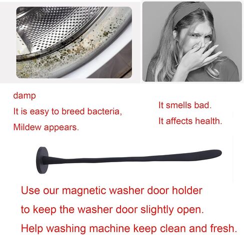 Front Load Washer Door Prop,Keep The Washing Machine Door Open to Prevent Odor,Magnetic Washing Machine Door Holder,Flexible Prop Fits Most Washing Machines NYYAOFA in Saudi Arabia