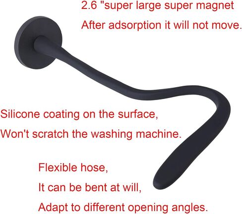 Front Load Washer Door Prop,Keep The Washing Machine Door Open to Prevent Odor,Magnetic Washing Machine Door Holder,Flexible Prop Fits Most Washing Machines NYYAOFA in Saudi Arabia