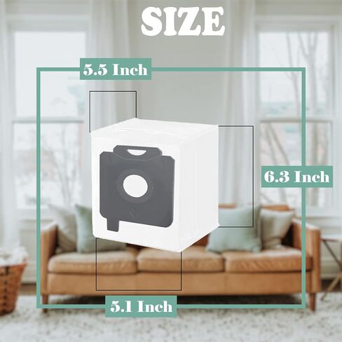 (New)10Pack Vacuum Bags Compatible With iRobot Roomba Bags i & j & s Series, Replacement for iRobot Roomba i3+(3550) i4+(4552) i6+(6550) i7+ i7Plus j7+(7550) i8+(8550) s9 s9+(9550), Automatic Dirt Disposal Bag in Saudi Arabia