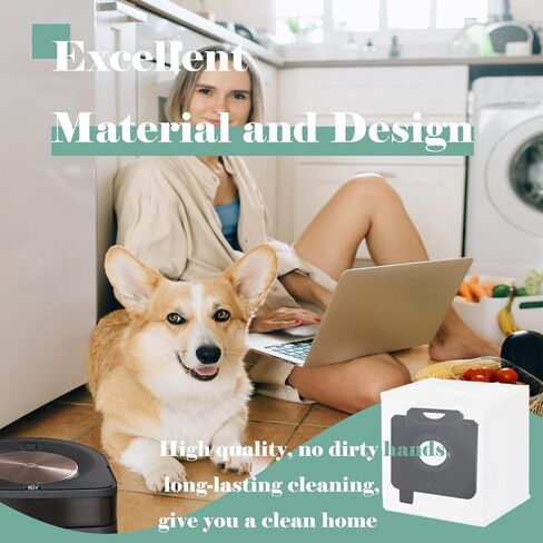 (New)10Pack Vacuum Bags Compatible With iRobot Roomba Bags i & j & s Series, Replacement for iRobot Roomba i3+(3550) i4+(4552) i6+(6550) i7+ i7Plus j7+(7550) i8+(8550) s9 s9+(9550), Automatic Dirt Disposal Bag in Saudi Arabia