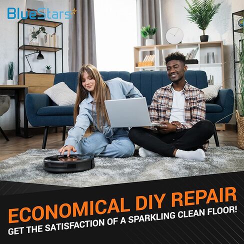 BlueStars Pack of 8 Microfiber Vacuum Mop Pads Compatible with Roborock S7 S7 Plus T7 T7S T7 Plus S7 MaxV, S7 MaxV Plus Vacuum Cleaner in Saudi Arabia