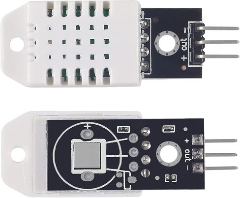 DWEII 3 قطع DHT22 / AM2302 وحدة استشعار الرطوبة ودرجة الحرارة الرقمية لـ Arduino Raspberry Pi، مراقبة قياس درجة الحرارة والرطوبة الإلكترونية، استبدال SHT11 SHT15 in Saudi Arabia