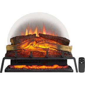 مجموعة سجل مدفأة كهربائية قائمة بذاتها من LegendFlame مقاس 23 بوصة (EF290)، وإدراج مدفأة، وسخان 750 وات/1500 وات، وصوت طقطقة، وجهاز تحكم عن بعد in Kuwait