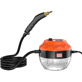 منظف ​​بالبخار عالي الضغط، جهاز بخار بدرجة حرارة عالية للتنظيف، منظف بخار محمول بقوة 2800 وات للاستخدام المنزلي (برتقالي) in Kuwait