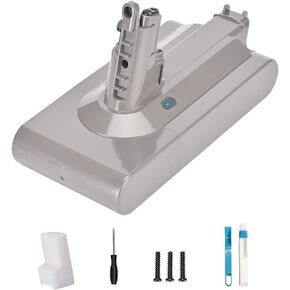 Dalkat Dalee بطارية لولبية لـ Dyson V11 أبسولوت دايسون V11 Animal V11 Complete Dyson V11 Fluffy Cordless Vacuum Cleaner SV14 بطارية 25.2 فولت 4800 مللي أمبير رقم الجزء 970145-06 (بطارية غير قابلة للنقر) in Kuwait