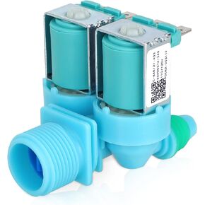 صمام مدخل الماء البارد DC62-00311F متوافق مع غسالة سامسونج WA40J3000AW WA45N3050AW WA44A3205AW، أجزاء DC62-00311F تحل محل 3992244، AP5966624، PS11719654، EAP11719654 صمام المدخل - ضمان لمدة عام in Kuwait