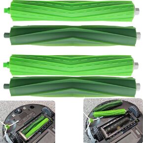 2 Set Replacement Parts Roller Brushes Compatible for iRobot Roomba E&I Series E5 E6 j Series j7 j7+ i Series i7 i7+ i7 Plus i1 i1+ i3 i3+ i4 i4+ i6 Vacuum Cleaner Accessory, Rubber Brush in Saudi Arabia