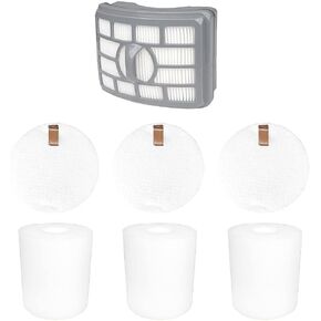 Gogintik 1+3+3 حزمة استبدال مرشح Vac مناسب لمرشحات Shark Rotator Vac Pro Lift-Away NV500، NV501، NV502، NV503، NV505، NV510، NV520، NV552، UV560، NV642، ZU780، ZU782، ZU785 in Kuwait