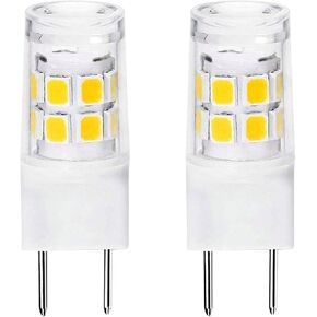 G8 Led Bulb Dimmable Under Microwave Light Bulb 50W Halogen Replacement for GE Samsung LG Over The Range Microwave Hood, 120V 5W 500LM Daylight White 6000K, Replaces WB08X10057 WB08X10051, 2-Pack in Saudi Arabia