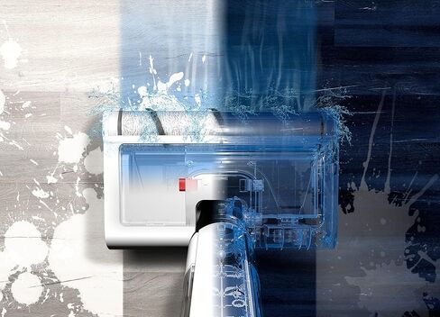 ممسحة كهربائية لاسلكية لتنظيف الارضيات من جوجينتيك، الة مسح رطبة وجافة، فرشاة دوارة ذاتية التنظيف in Kuwait