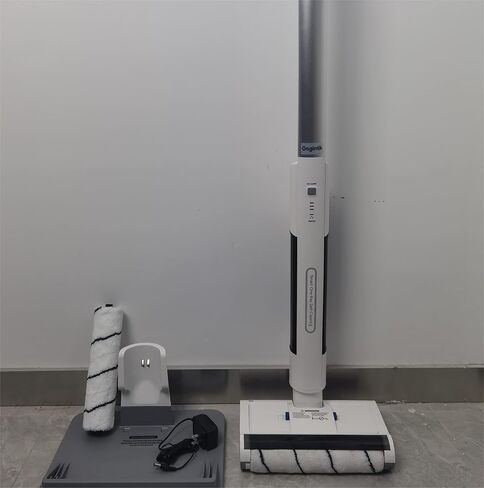 ممسحة كهربائية لاسلكية لتنظيف الارضيات من جوجينتيك، الة مسح رطبة وجافة، فرشاة دوارة ذاتية التنظيف in Kuwait