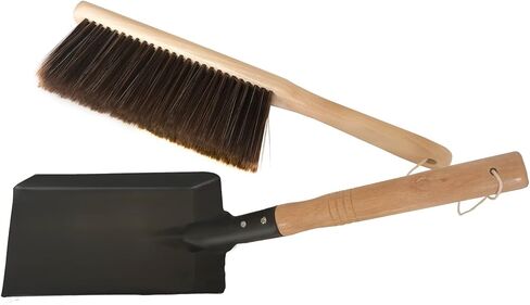 مجرفة رماد الموقد ومجموعة فرشاة الموقد، مكنسة اليد ومجموعة مجرفة الرماد الفولاذية، مجموعة تنظيف الموقد، أدوات الموقد، أدوات حفرة النار، الأدوات المنزلية in Kuwait