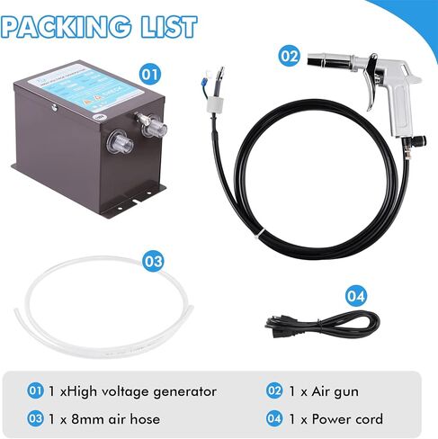 YUCHENGTECH Ionizing Air Gun Anti Static Gun Anti Static Air Gun Static Eliminator Anti Static Ionizier with 4KV High Voltage Generator 110V in Kuwait