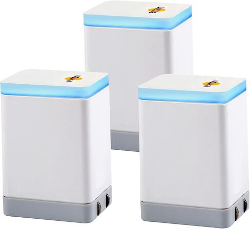 Evron Air Ionizers for Home,Negative Ion Plug In Folding Prongs Mobile Ionizer with Output up to 20 Million Negative Ions/Sec (Blue light 1 Pack) in Saudi Arabia