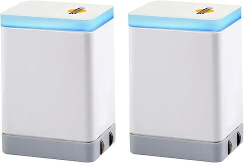 Evron Air Ionizers for Home,Negative Ion Plug In Folding Prongs Mobile Ionizer with Output up to 20 Million Negative Ions/Sec (Blue light 1 Pack) in Saudi Arabia