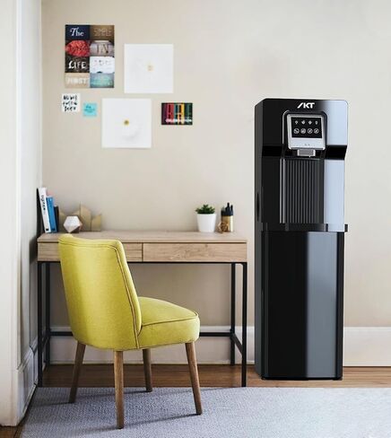 IKT 2 in 1 Water Dispenser with Ice Maker for 5 Gallon Bottle Bottom Load 27 lbs in 24 hrs for Home Office (Without Hot Water) in Kuwait