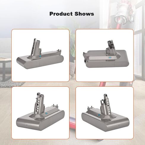 Dalkat Dalee بطارية لولبية لـ Dyson V11 أبسولوت دايسون V11 Animal V11 Complete Dyson V11 Fluffy Cordless Vacuum Cleaner SV14 بطارية 25.2 فولت 4800 مللي أمبير رقم الجزء 970145-06 (بطارية غير قابلة للنقر) in Kuwait