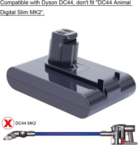 Biswaye 22.2V DC31 استبدال البطارية لـ Dyson Type A DC35 DC34 DC45 917083-01 DC44 (غير مناسب للنوع B، DC44 MK2) بطارية فراغ محمولة لاسلكية للحيوانات in Kuwait