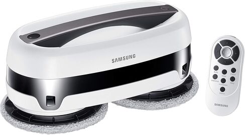 سامسونج الكترونيكس جهاز تنظيف روبوت جيتبوت سامسونج VR20T6001MW/AA مع وسادات مزدوجة دوارة من المايكروفايبر | مستشعر ذكي للمسح الرطب مثالي للبلاط والفينيل والصفائح والخشب الصلب، ابيض in Saudi Arabia