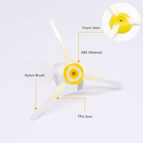 قطع غيار Neutop متوافقة مع iRobot Roomba 800 و900 Series 801 805 850 860 870 877 880 890 891 895 960 961 980 981 985 ملحقات مكانس الروبوت مع 6 مرشحات و6 فرش جانبية in Kuwait