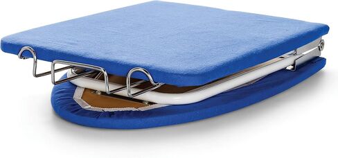 Camco Folding Ironing Board- Easily Folds for Convenient Storage After Each Use Perfect for Traveling, RVs and Campers- (43904), Blue and White in Saudi Arabia