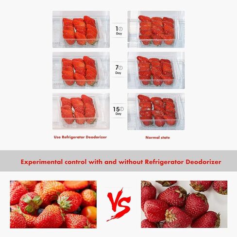 LOMNH Refrigerator Deodorizer, Ozone Odor Remove, Portable Mini Refrigerator deodorizer effectively remove odor in the refrigerator in Kuwait