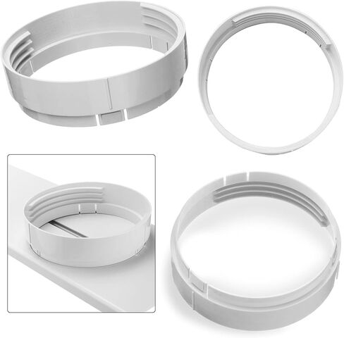 جول رير محول 5.9 انش/6 انش لتوصيل لوحة اغلاق النافذة / الباب المنزلق المحمول لمكيف الهواء خرطوم العادم موصل انبوب خرطوم العادم المحمول موصل خرطوم العادم in Kuwait