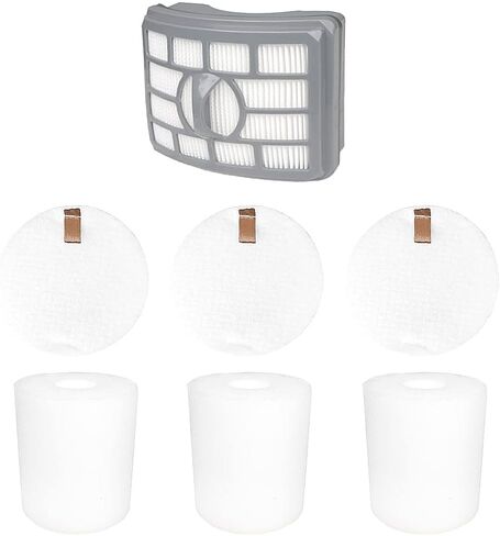 Gogintik 1+3+3 حزمة استبدال مرشح Vac مناسب لمرشحات Shark Rotator Vac Pro Lift-Away NV500، NV501، NV502، NV503، NV505، NV510، NV520، NV552، UV560، NV642، ZU780، ZU782، ZU785 in Kuwait