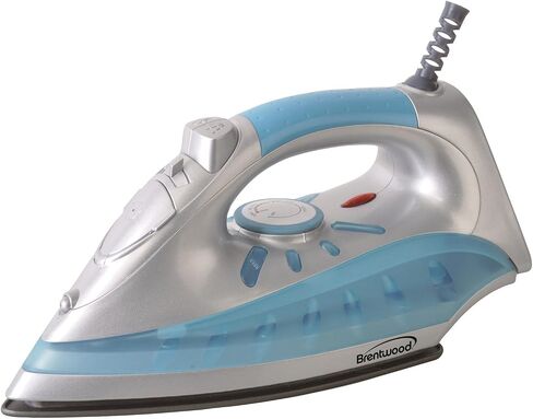 Brentwood Non-Stick Steam Iron, Silver in Saudi Arabia