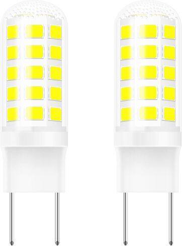 G8 LED Bulb 3W, WB25X10019 Halogen Bulb 20W Replacement for GE Microwave Oven Light, T4 JCD Type G8 Bi-Pin Base, 120 Volt, Daylight White 6000K, 2-Pack in Saudi Arabia