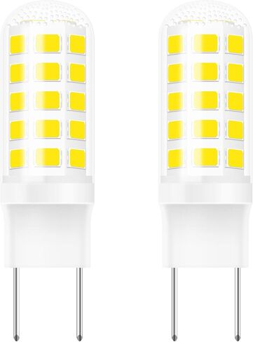 G8 LED Bulb 3W, WB25X10019 Halogen Bulb 20W Replacement for GE Microwave Oven Light, T4 JCD Type G8 Bi-Pin Base, 120 Volt, Daylight White 6000K, 2-Pack in Saudi Arabia