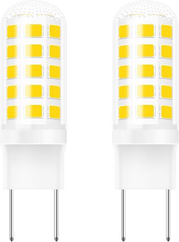 G8 Led Bulb Dimmable Under Microwave Light Bulb 50W Halogen Replacement for GE Samsung LG Over The Range Microwave Hood, 120V 5W 500LM Daylight White 6000K, Replaces WB08X10057 WB08X10051, 2-Pack in Kuwait
