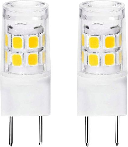 G8 Led Bulb Dimmable Under Microwave Light Bulb 50W Halogen Replacement for GE Samsung LG Over The Range Microwave Hood, 120V 5W 500LM Daylight White 6000K, Replaces WB08X10057 WB08X10051, 2-Pack in Kuwait