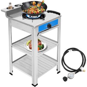forimo Propane Gas Stove with Removable Leg Stand and Adapter Portable , Auto Ignition Camping Stove 1 Burner LPG for RV, Apartment, Outdoor Cooking in Kuwait